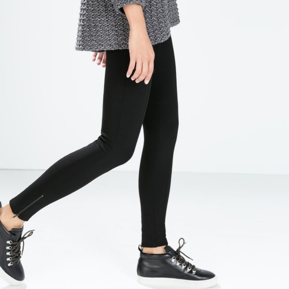 Zara Pants - Zara Basic Black Stretch Pants